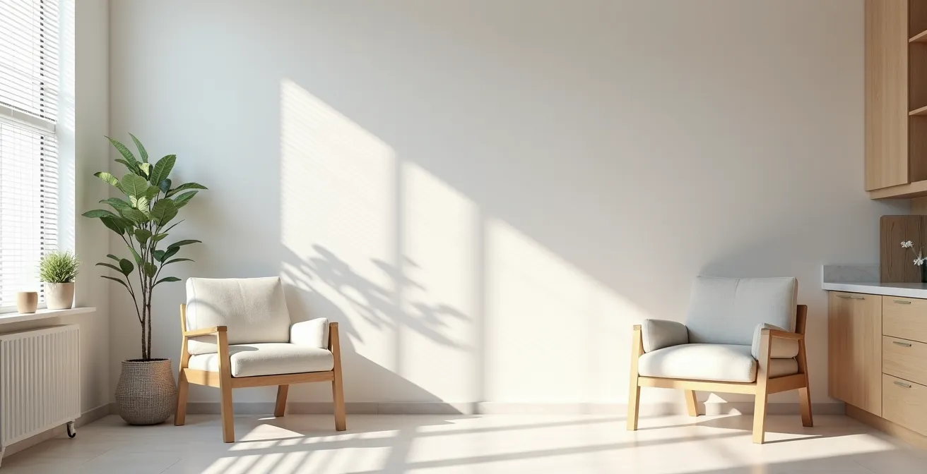 A symbolic calendar in a modern office, representing the strategic scheduling of dental appointments across different months to maximize insurance benefits.