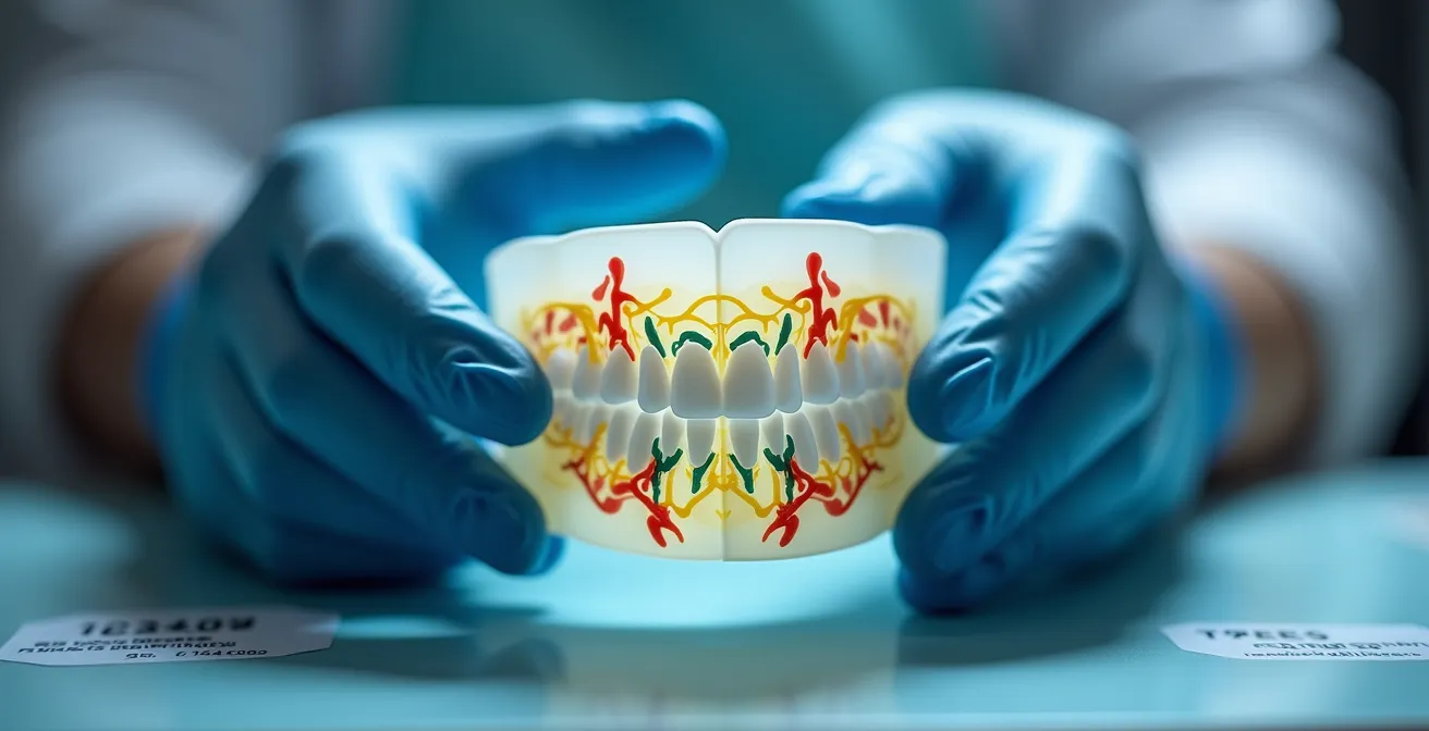 3D visualization of inferior alveolar nerve pathway for implant safety