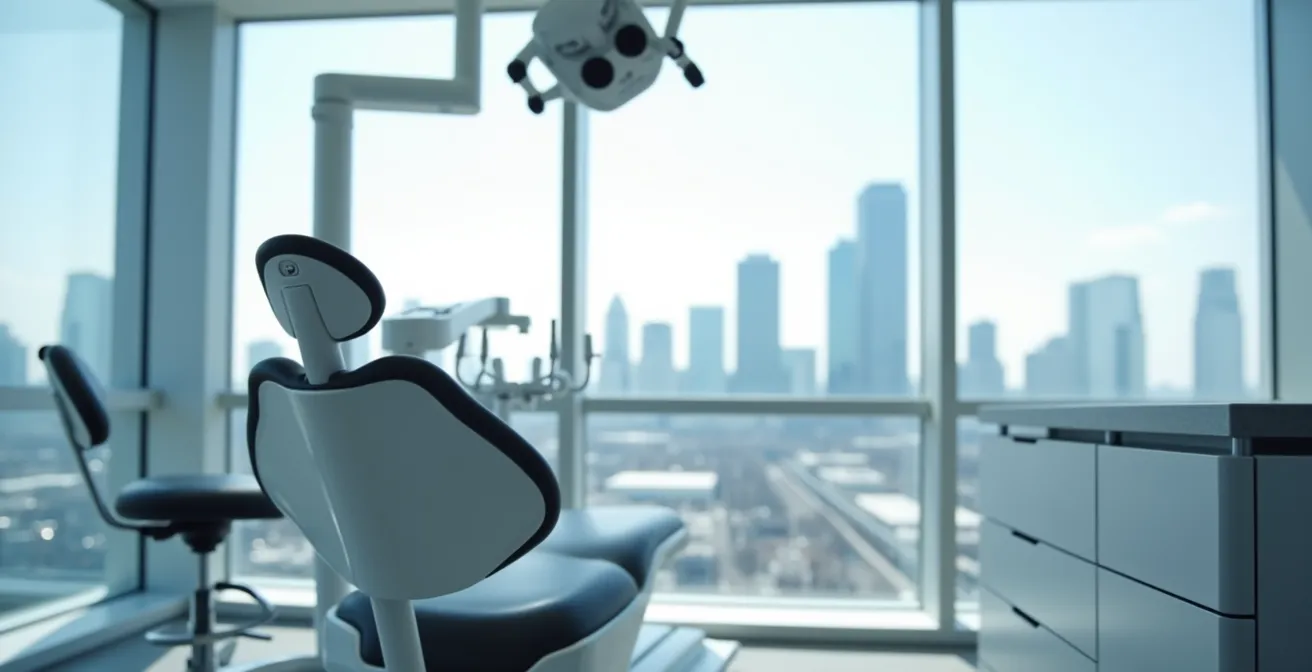 Advanced dental microscope technology used in Montreal root canal treatment