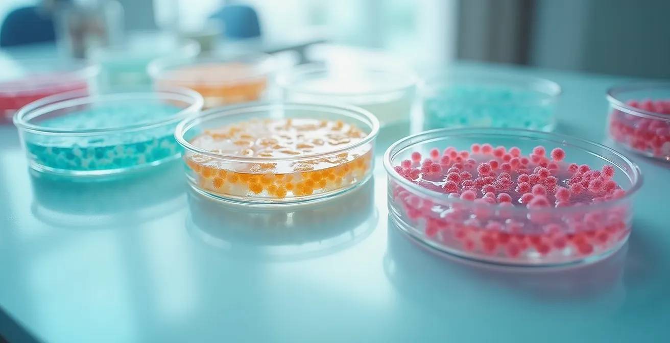 Visual timeline showing bacterial recovery after chlorhexidine treatment