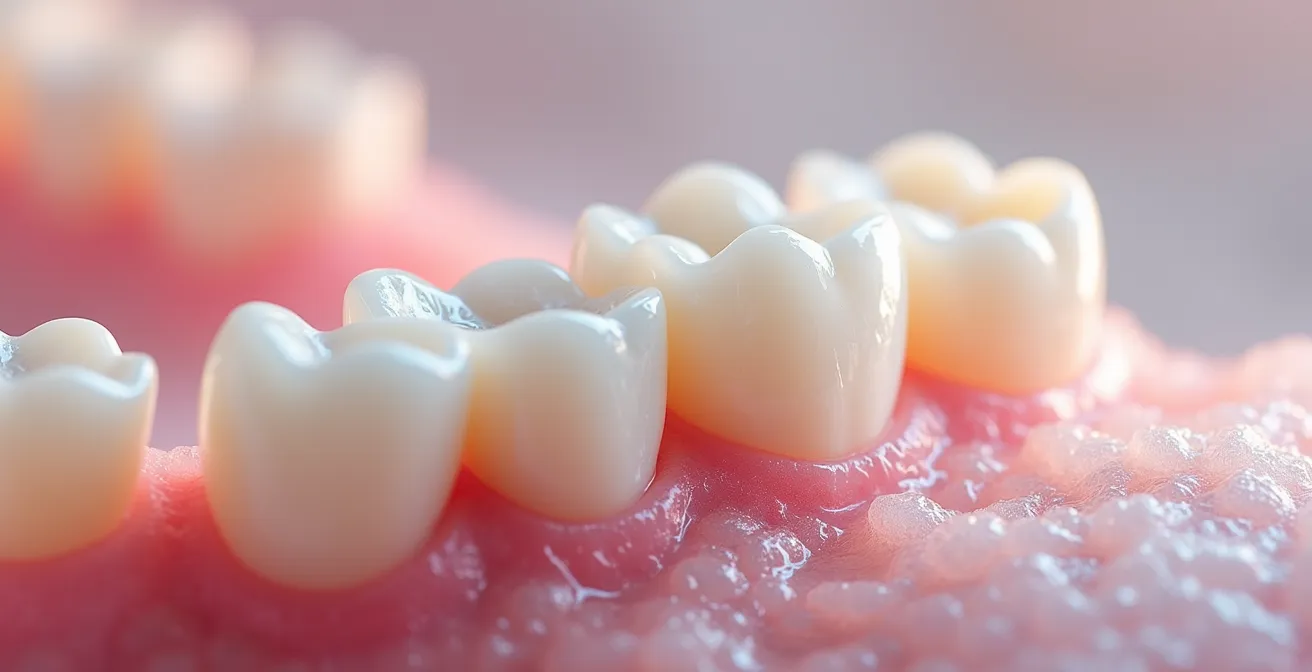 Visual timeline showing dental recall frequency progression